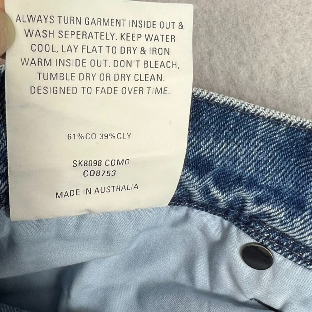 Nobody Denim Como Skirt Womens Size 30 Super High Rise Relaxed Fit A-line NWT - Picture 11 of 11
